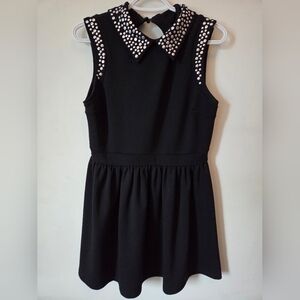 Womens Dress with Studded Collar